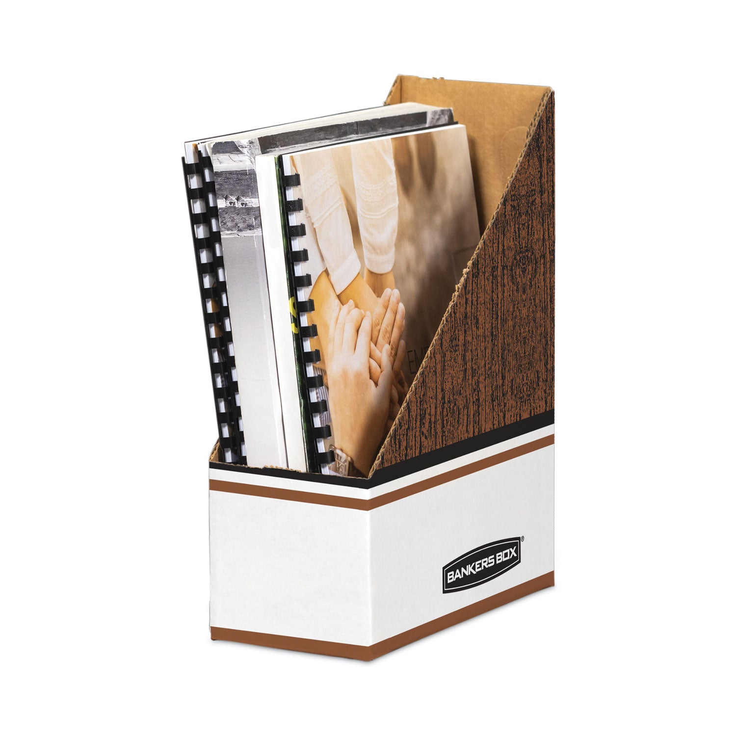 Wood Grain, White - Cardboard - 12 / Carton