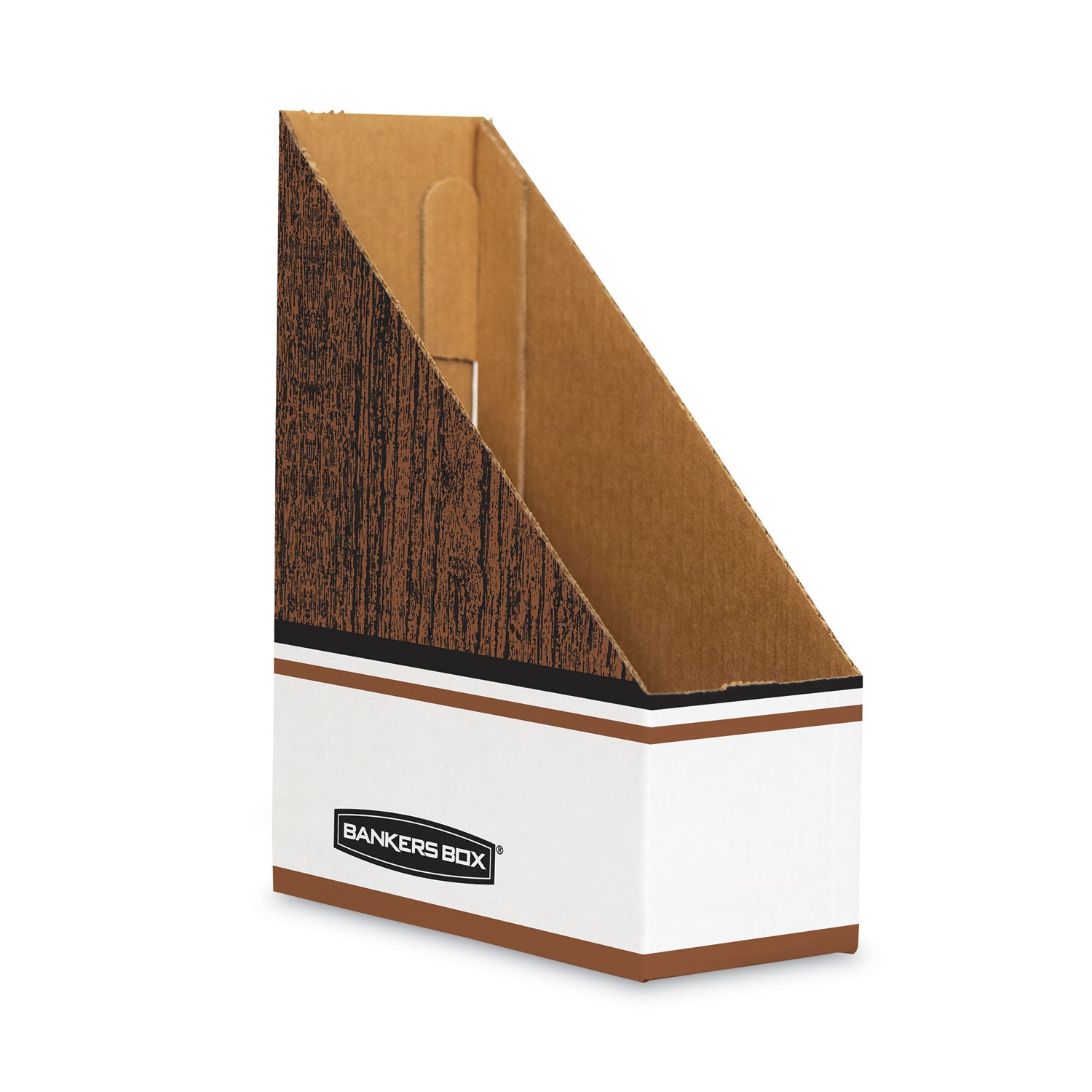 Wood Grain, White - Cardboard - 12 / Carton