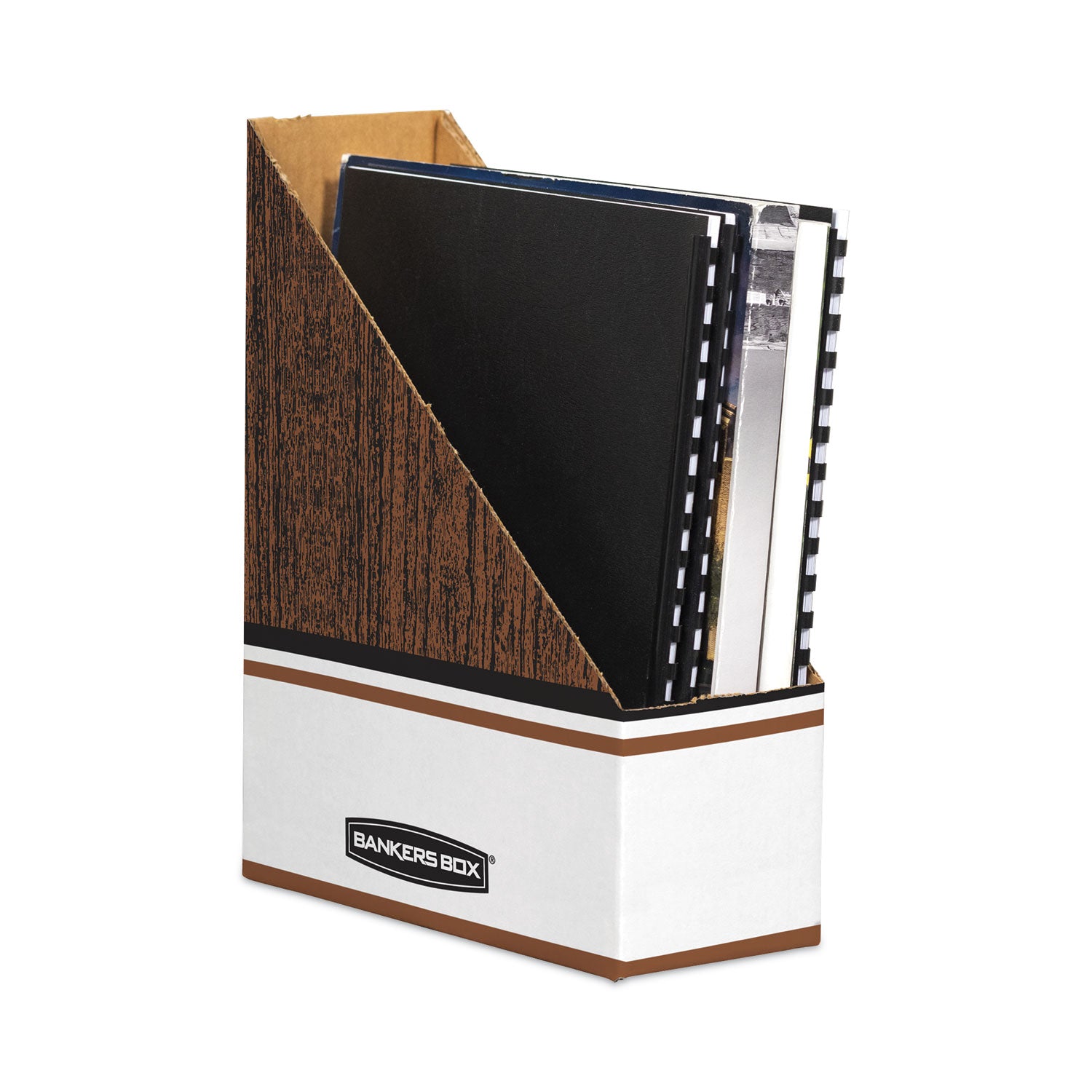 Wood Grain, White - Cardboard - 12 / Carton