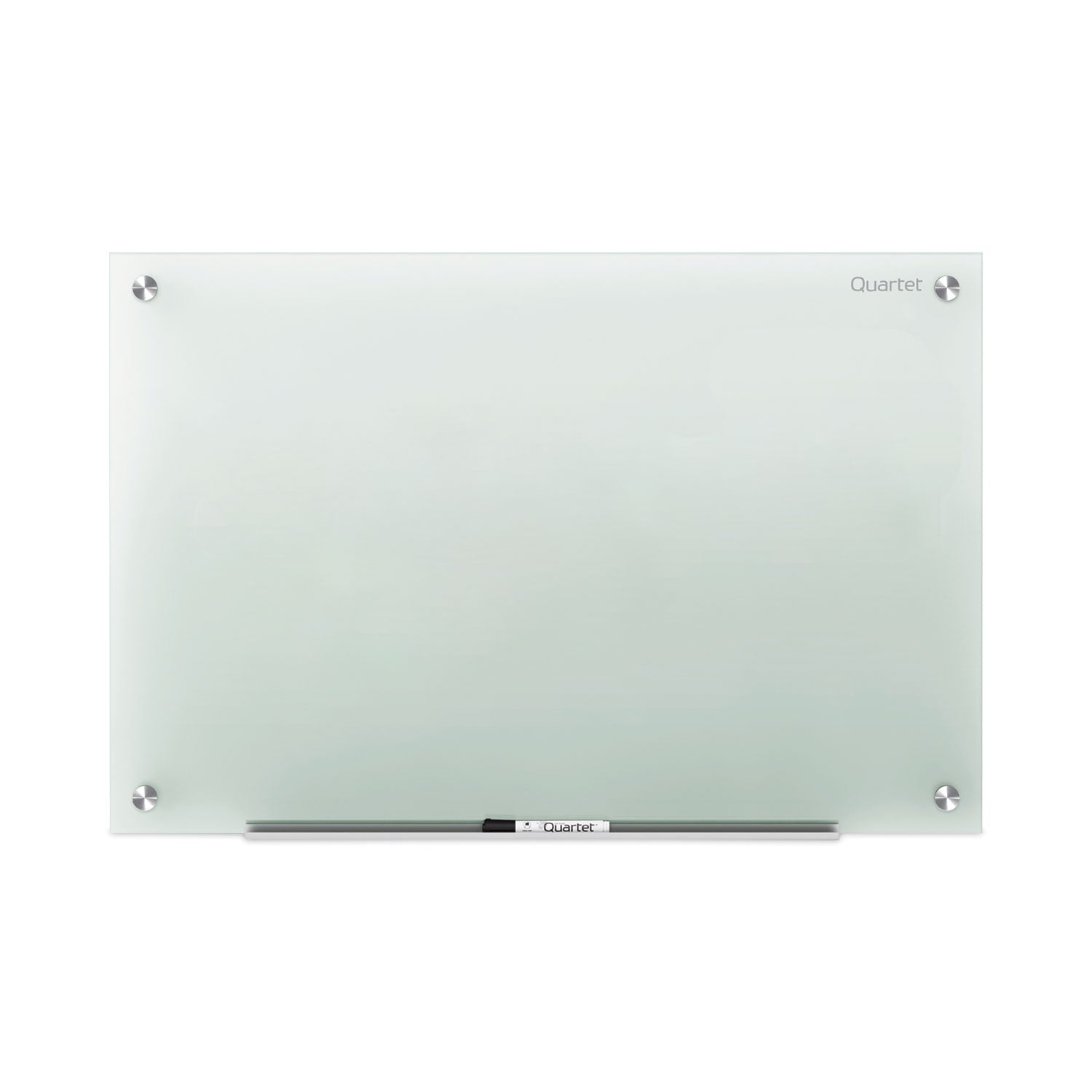 72" (6 ft) Width x 48" (4 ft) Height - White Tempered Glass Surface - White Frame - Horizontal/Vertical - Magnetic - 1 Each