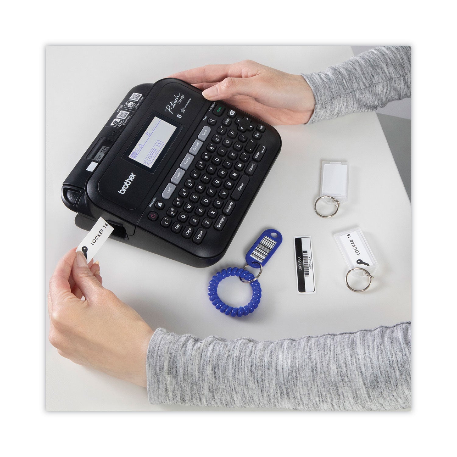 Brother P-Touch PT-D460BT Label Printer Gray
