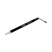 1 mm Medium Pen Point - Black Ink - Writing - 1 Each
