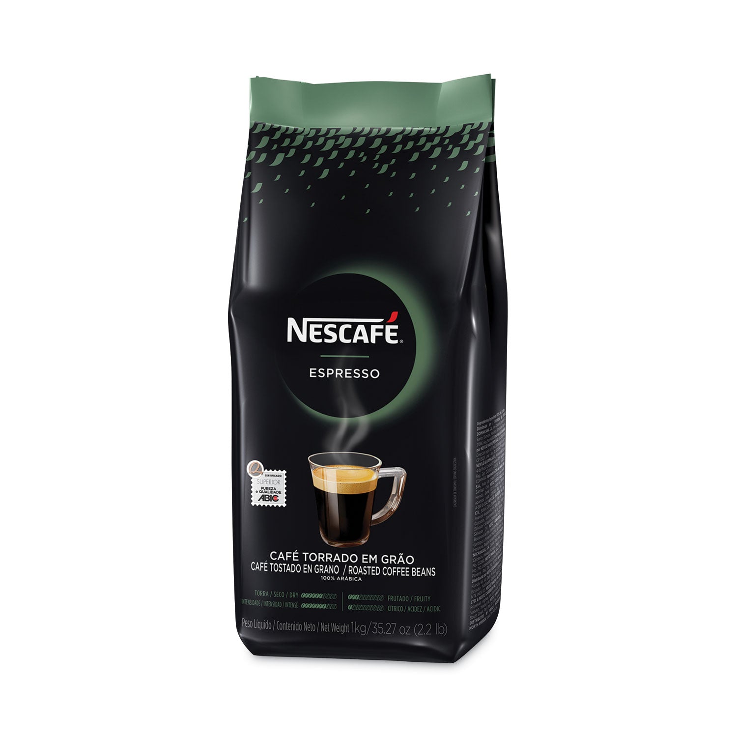 Espresso Whole Bean Coffee, Arabica, 2.2 Lb Bag, 6/Carton