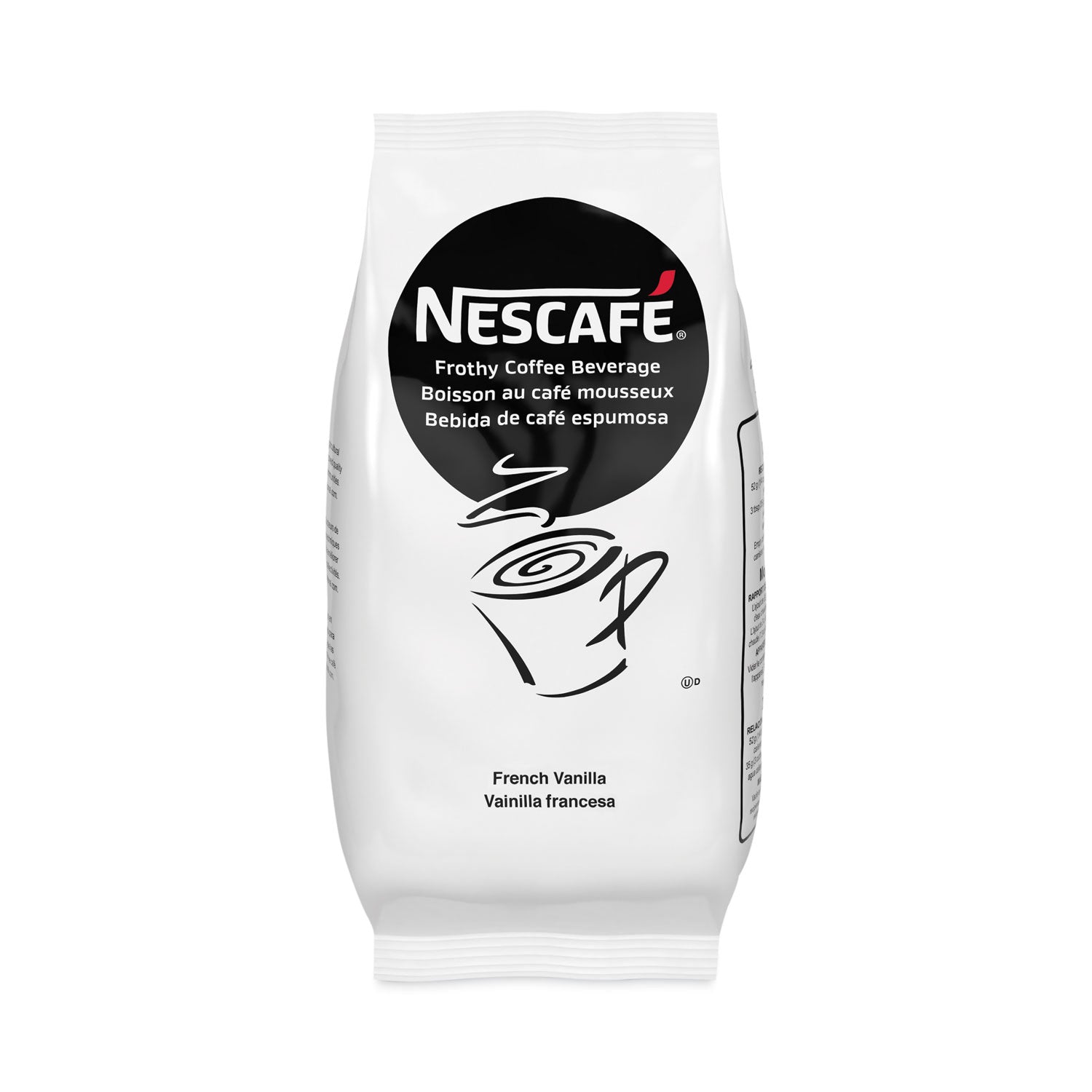 Frothy Coffee Beverage, French Vanilla, 2 Lb Bag, 6/Carton