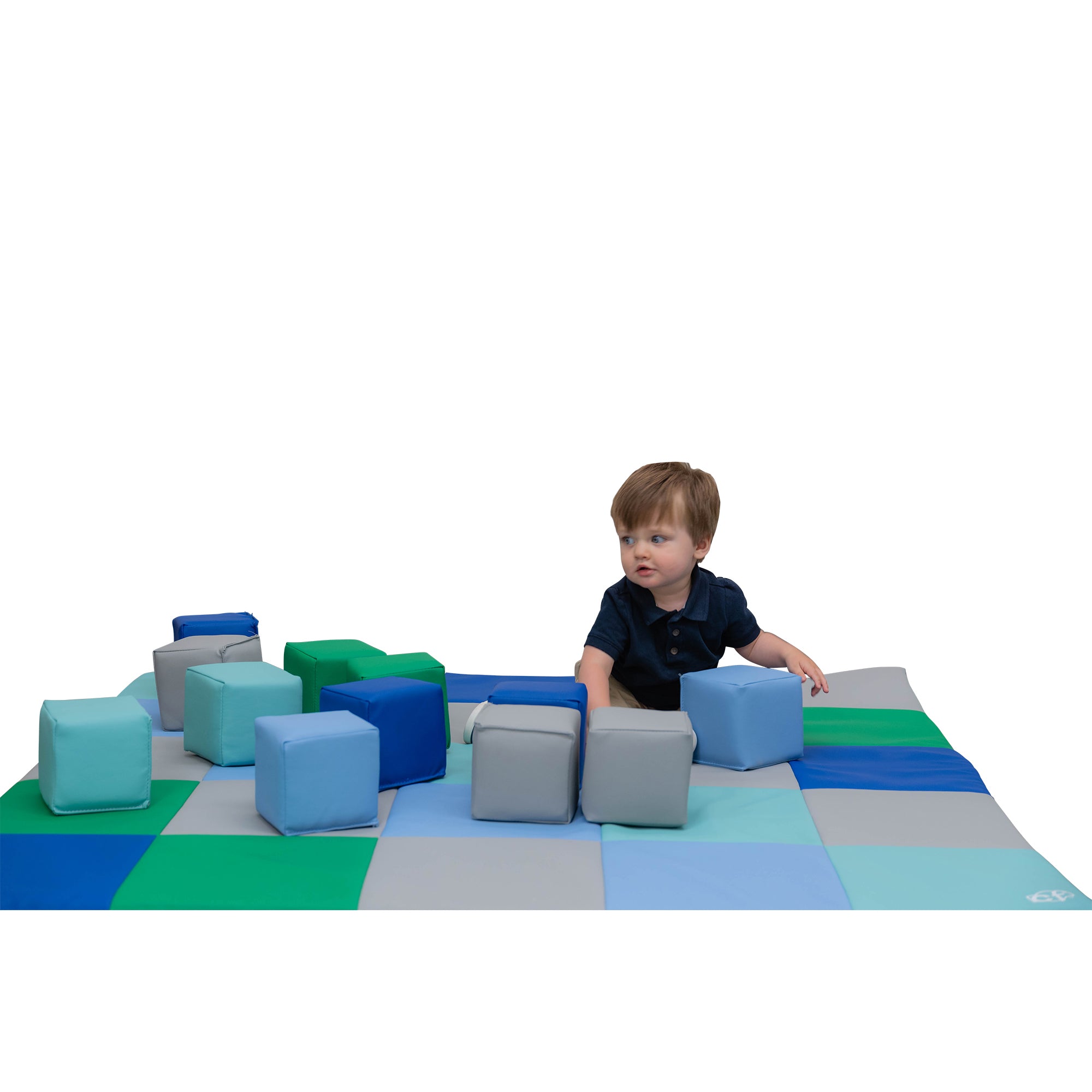 Patchwork Mat and Block Set - Contemporary