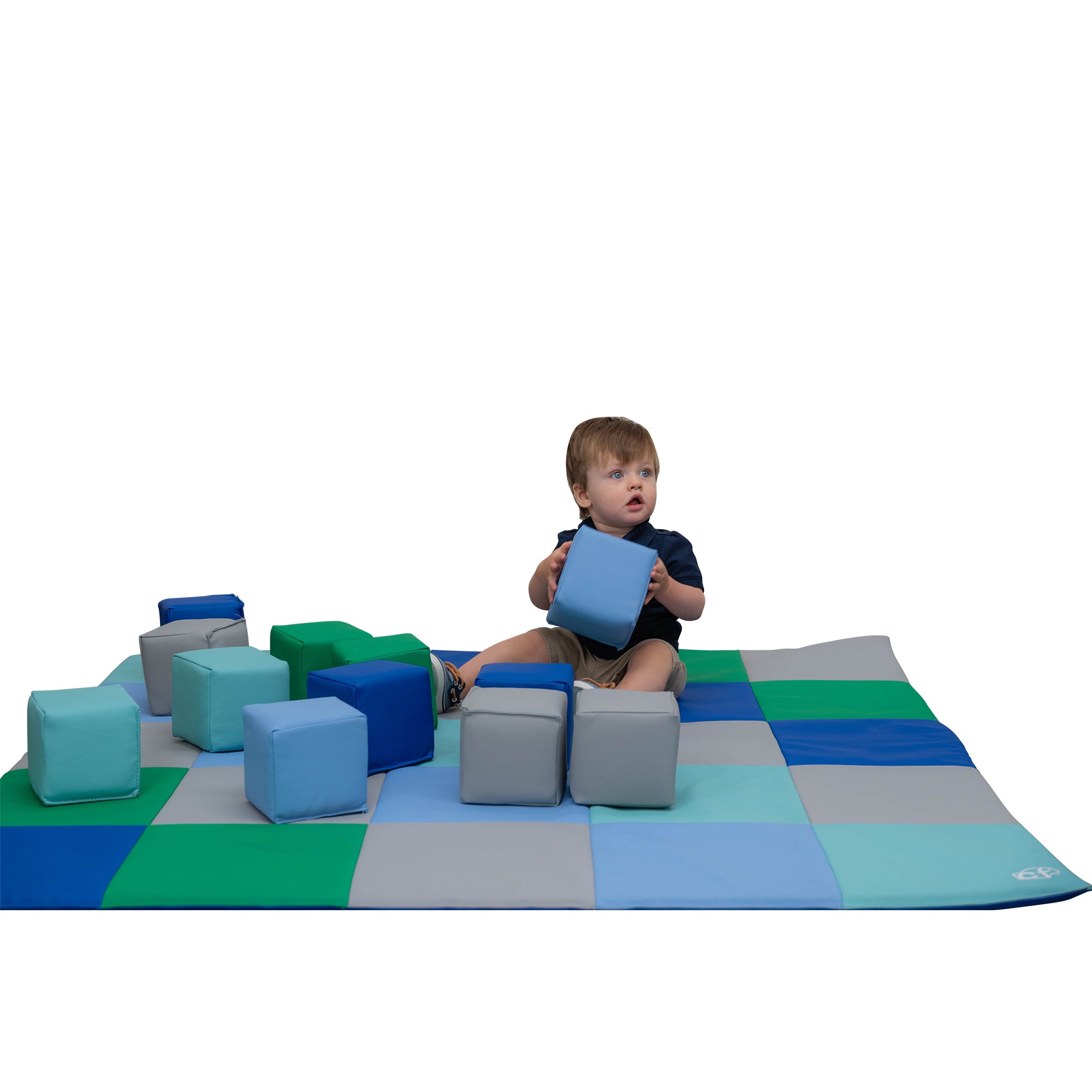 Patchwork Mat and Block Set - Contemporary