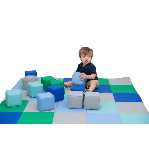 Patchwork Mat and Block Set - Contemporary