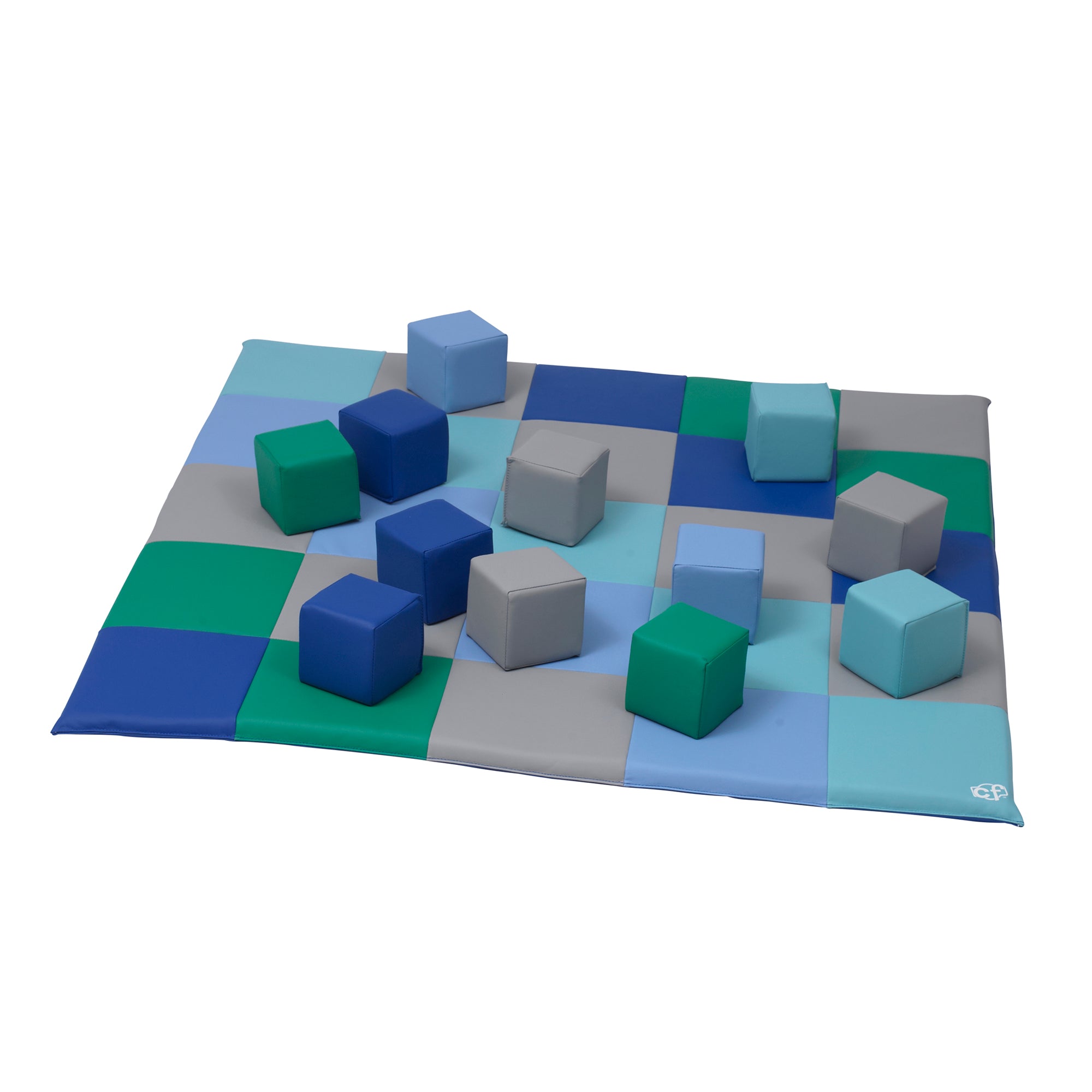Patchwork Mat and Block Set - Contemporary
