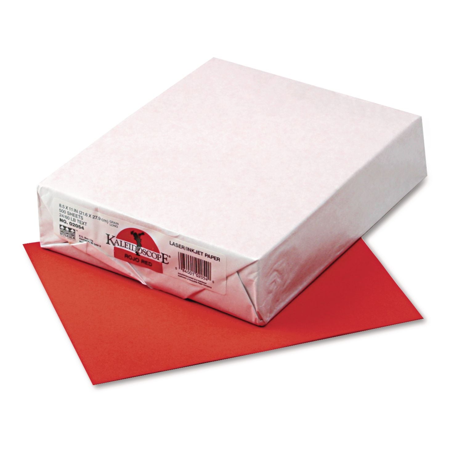 Multi-Purpose Paper, Rojo Red, 8-1/2" x 11", 500 Sheets