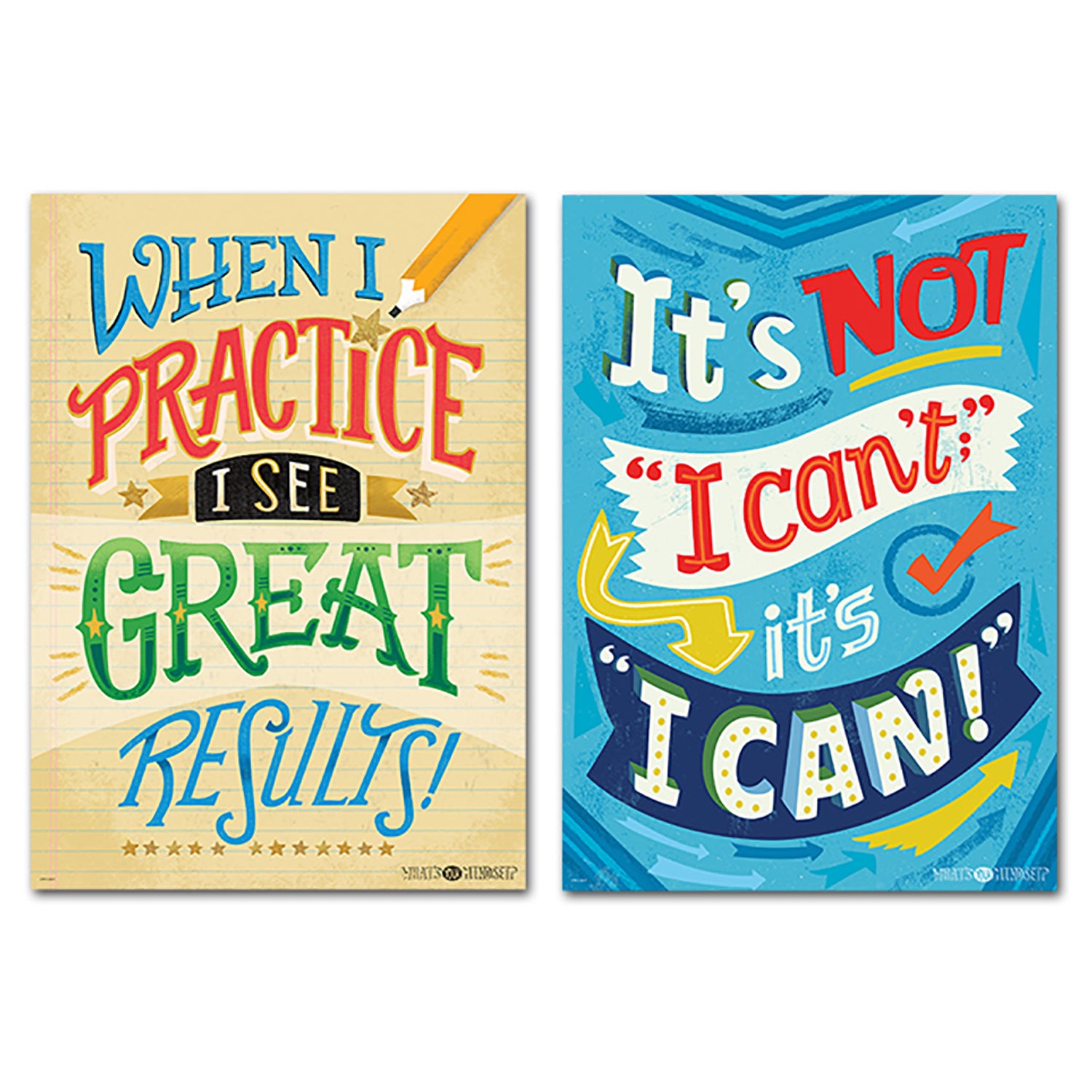Mindset Inspire U Poster 6-Pack