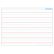Smart Poly® Single Sided PosterMat Pals® Space Savers, Handwriting 3/4", 13" x 9.5"