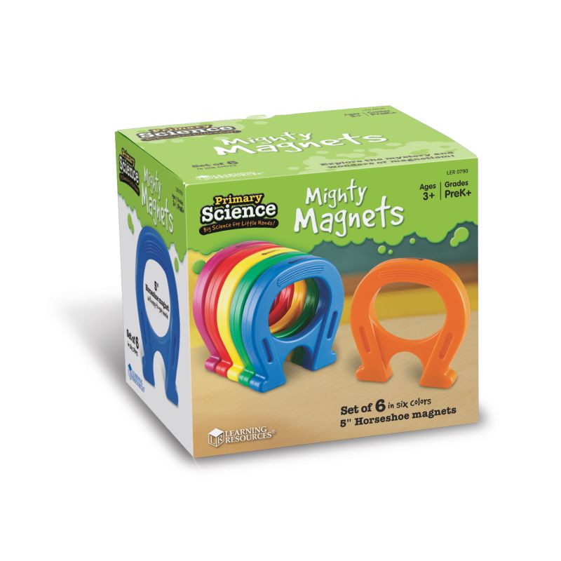 Primary Science® 5" Mighty Magnets, Set of 6