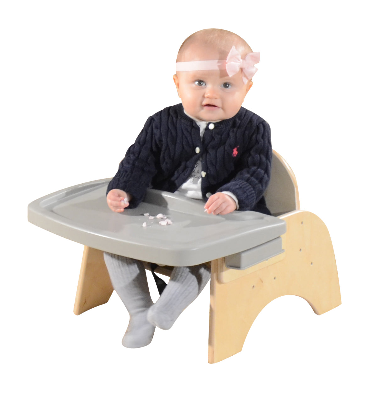Woodie with Adjustable Tray - 7" Seat Height
