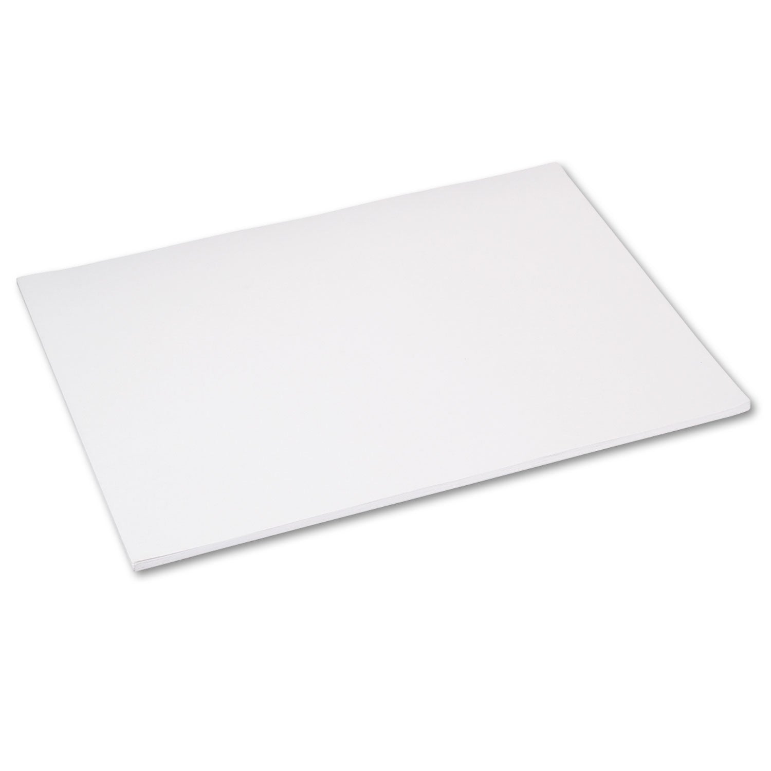 Tru-Ray Construction Paper - Project, Bulletin Board - 24" Width x 18" Length - White - Sulphite - 1 Pack