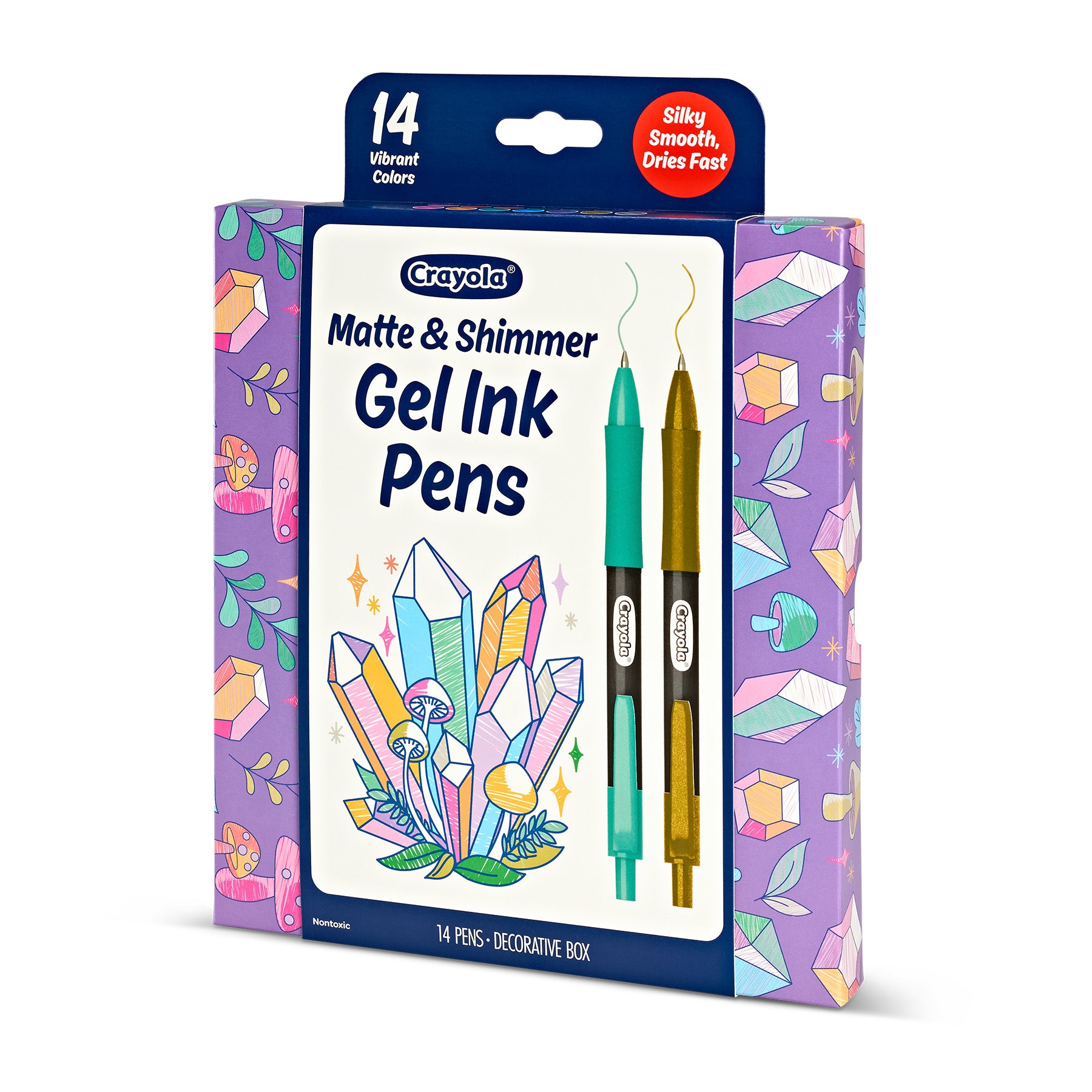 Matte & Shimmer Gel Ink Pens, Pack of 14