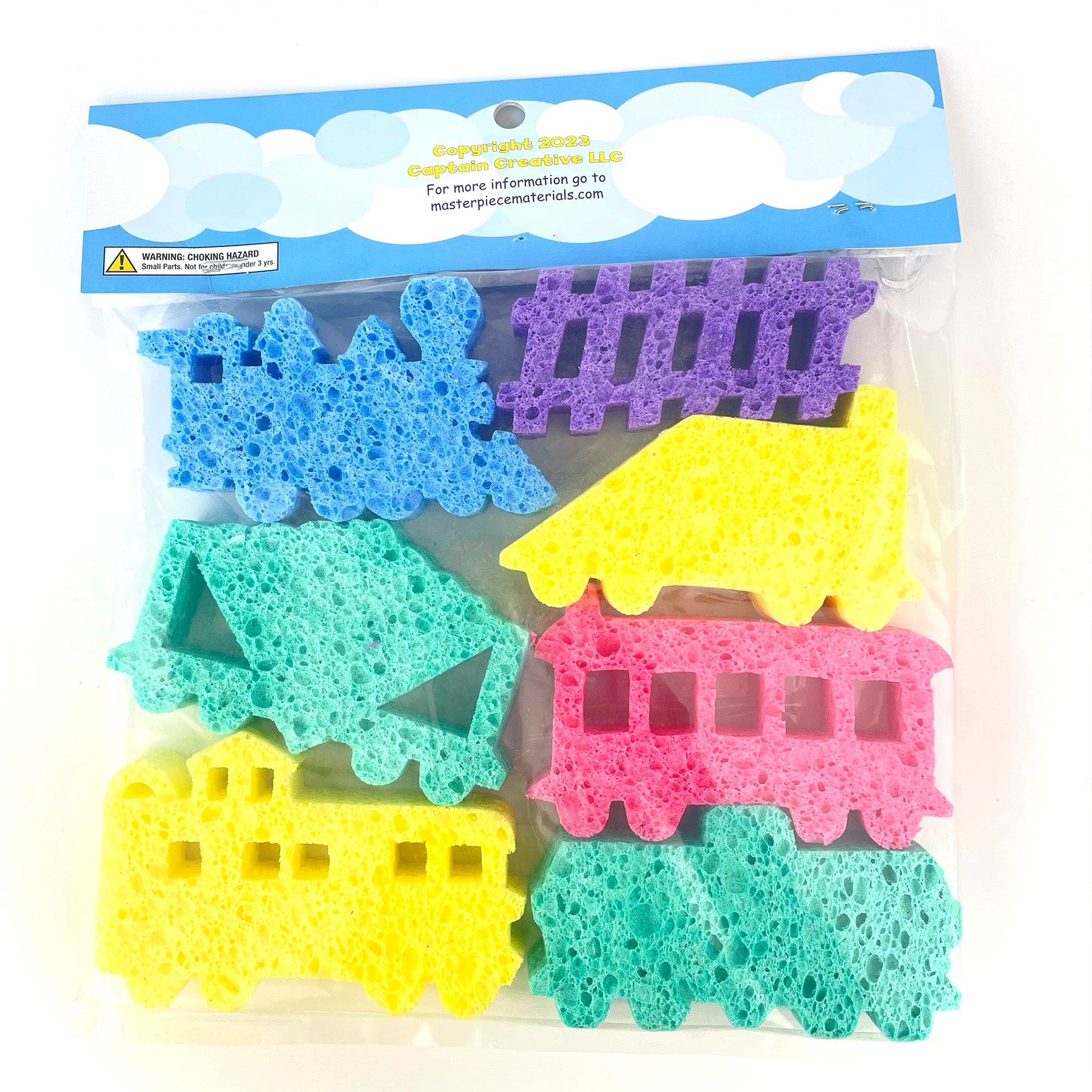Super Sponges Train Pack