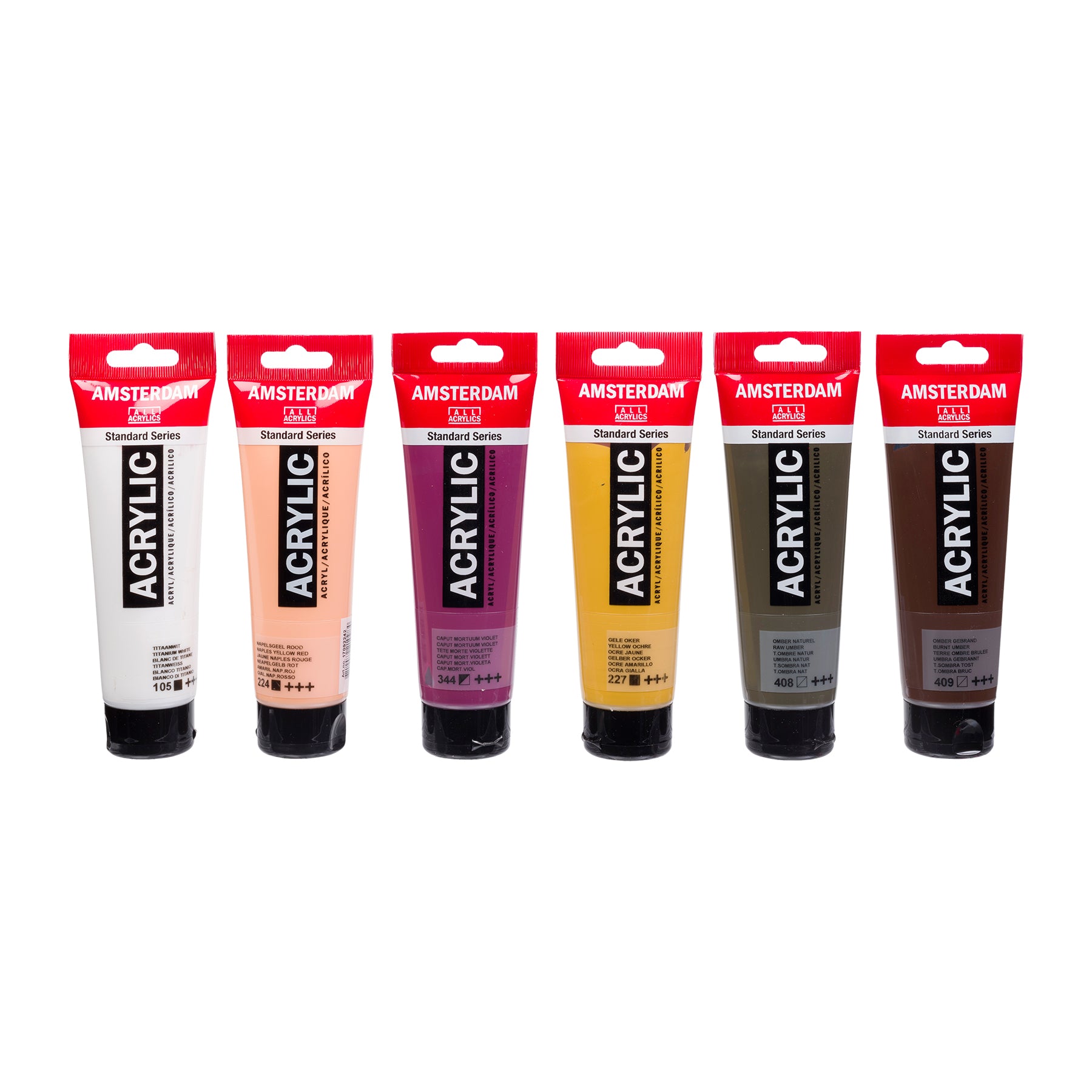 Standardacrylic Portrait Set, 6 x 120 mL