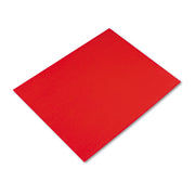4-Ply Railroad Board, Red, 22" x 28", 25 Sheets