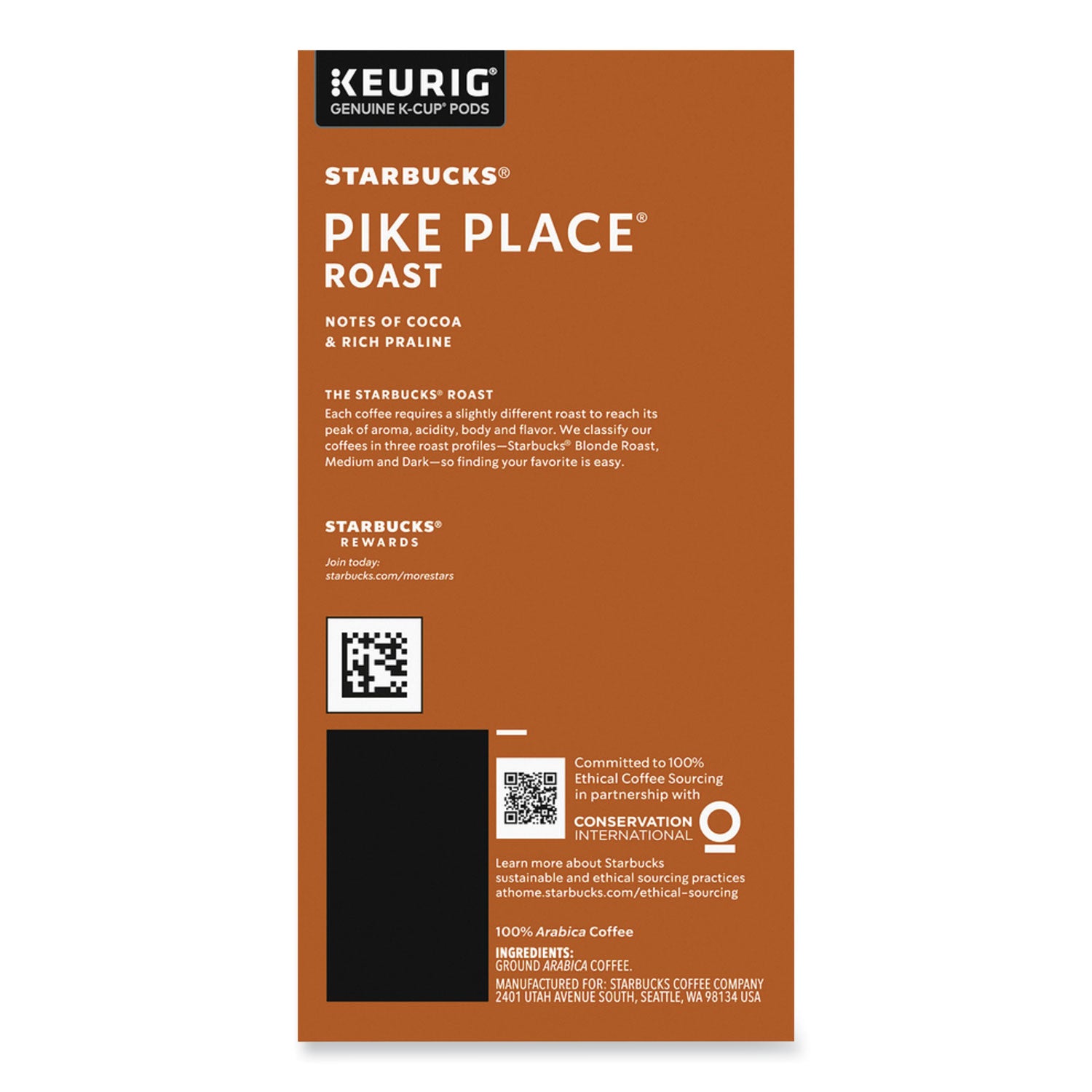 Pike Place Coffee K-Cups Pack, 24/box