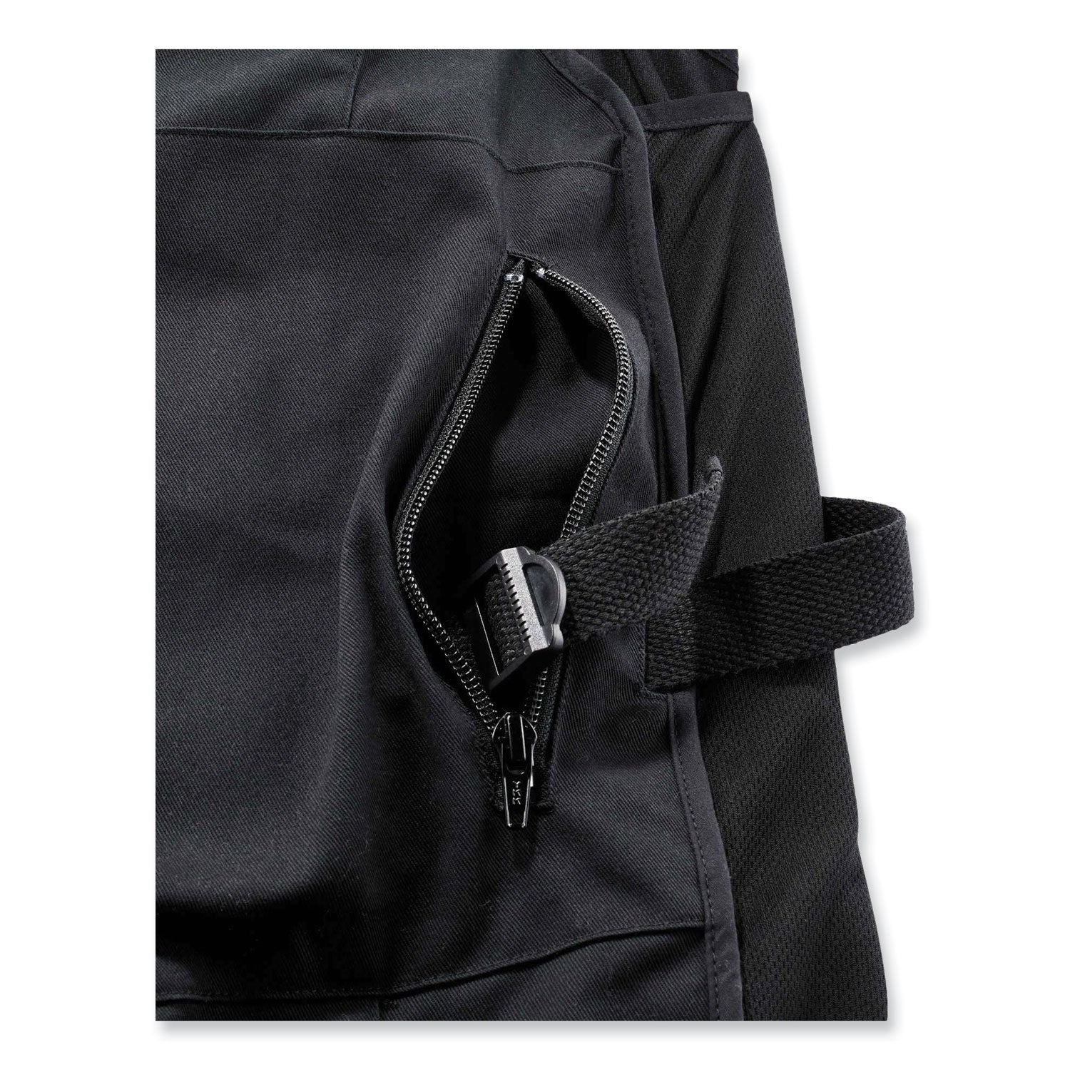 Ergodyne 6255 Lightweight Cooling Vest, Small/Medium, Black, Polyester/Cotton, Zipper Closure, Adjustable, Flexible, Heavy Duty, Machine Washable, 1 Each
