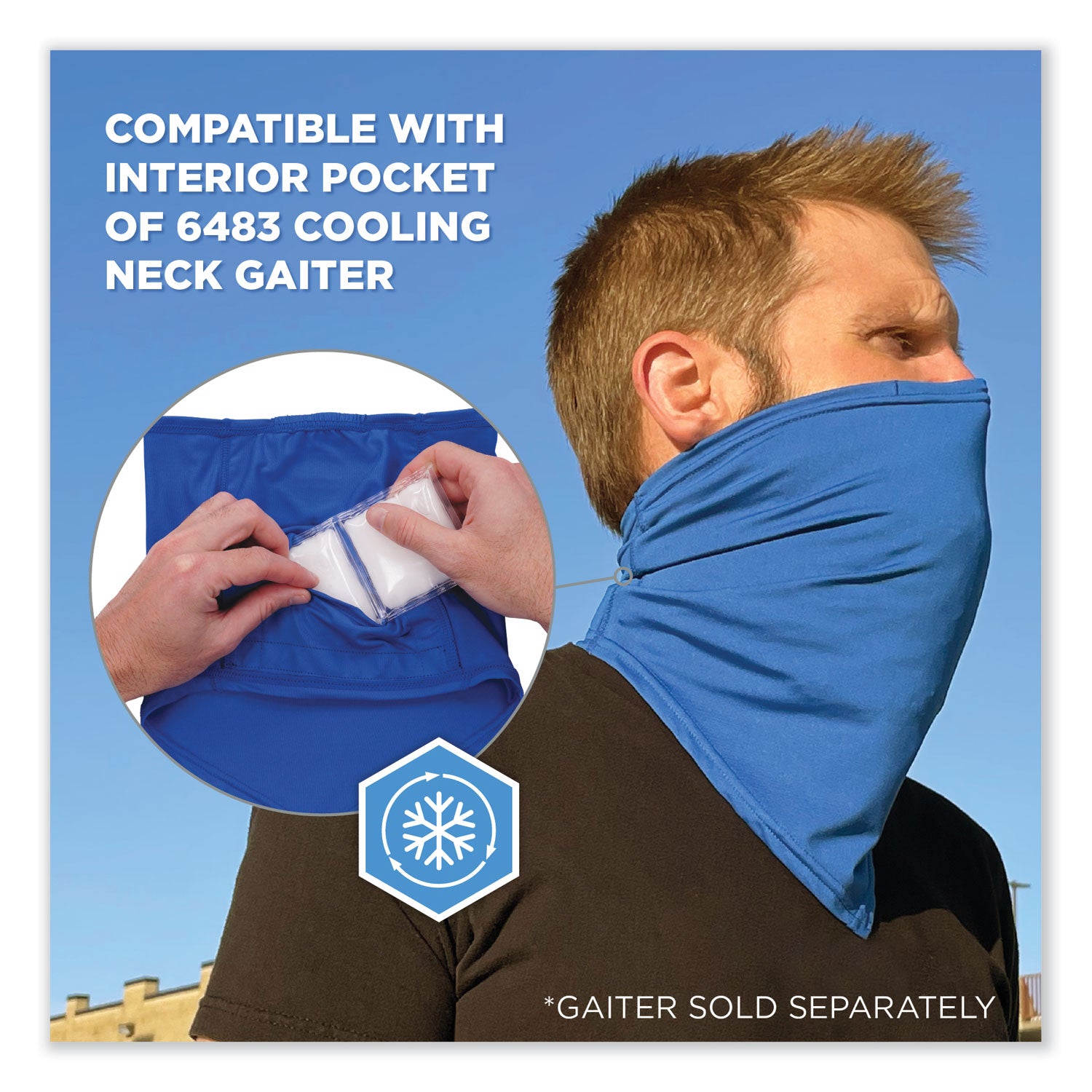 6" - Rechargeable, Phase Change Cooling - 1 Each
