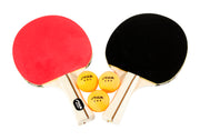 STIGA Performance 2-Player Table Tennis Set Includes Two Rackets and Three 3-Star Balls