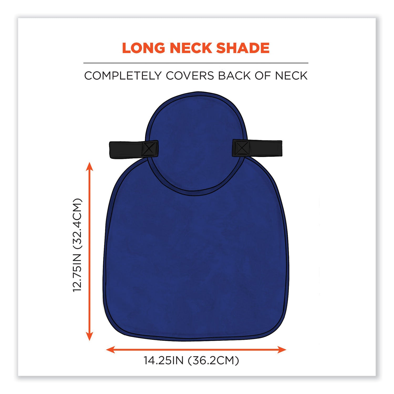 9.5" Height x 0.5" Width - Solid Blue - Acrylic, Polymer - 24 / Carton
