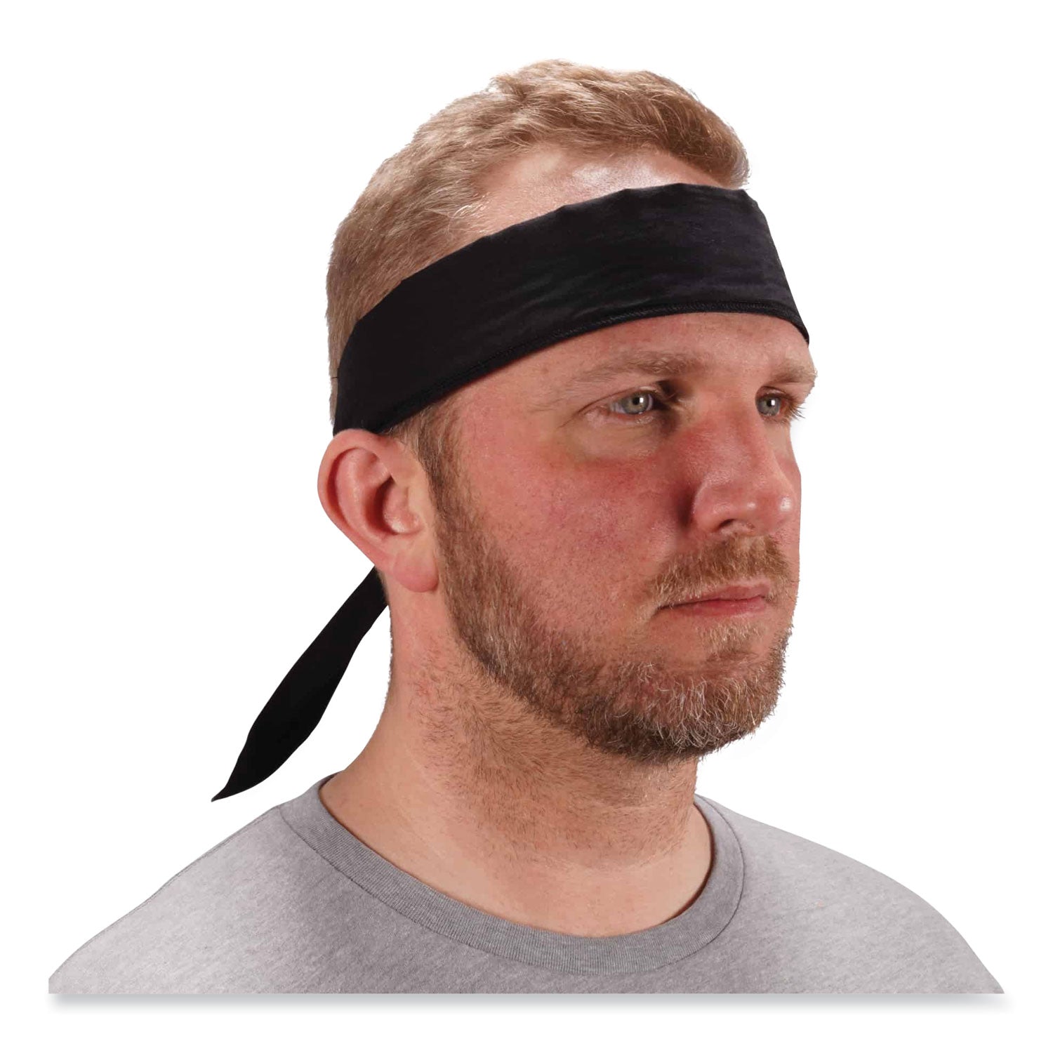 Ergodyne 6702 Cooling Bandana - Black - Polymer