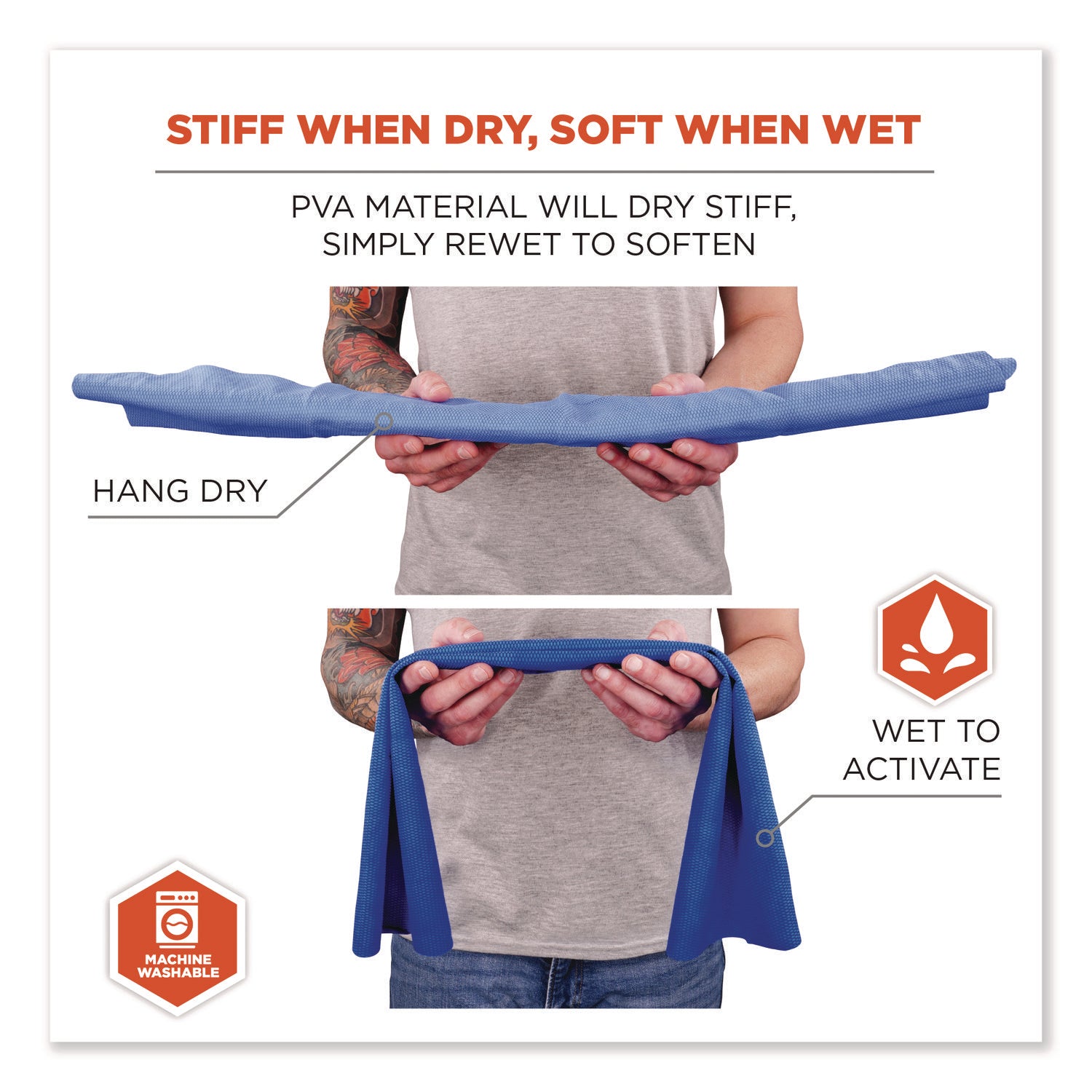 1 Each - Blue - Polyvinyl Alcohol (PVA)