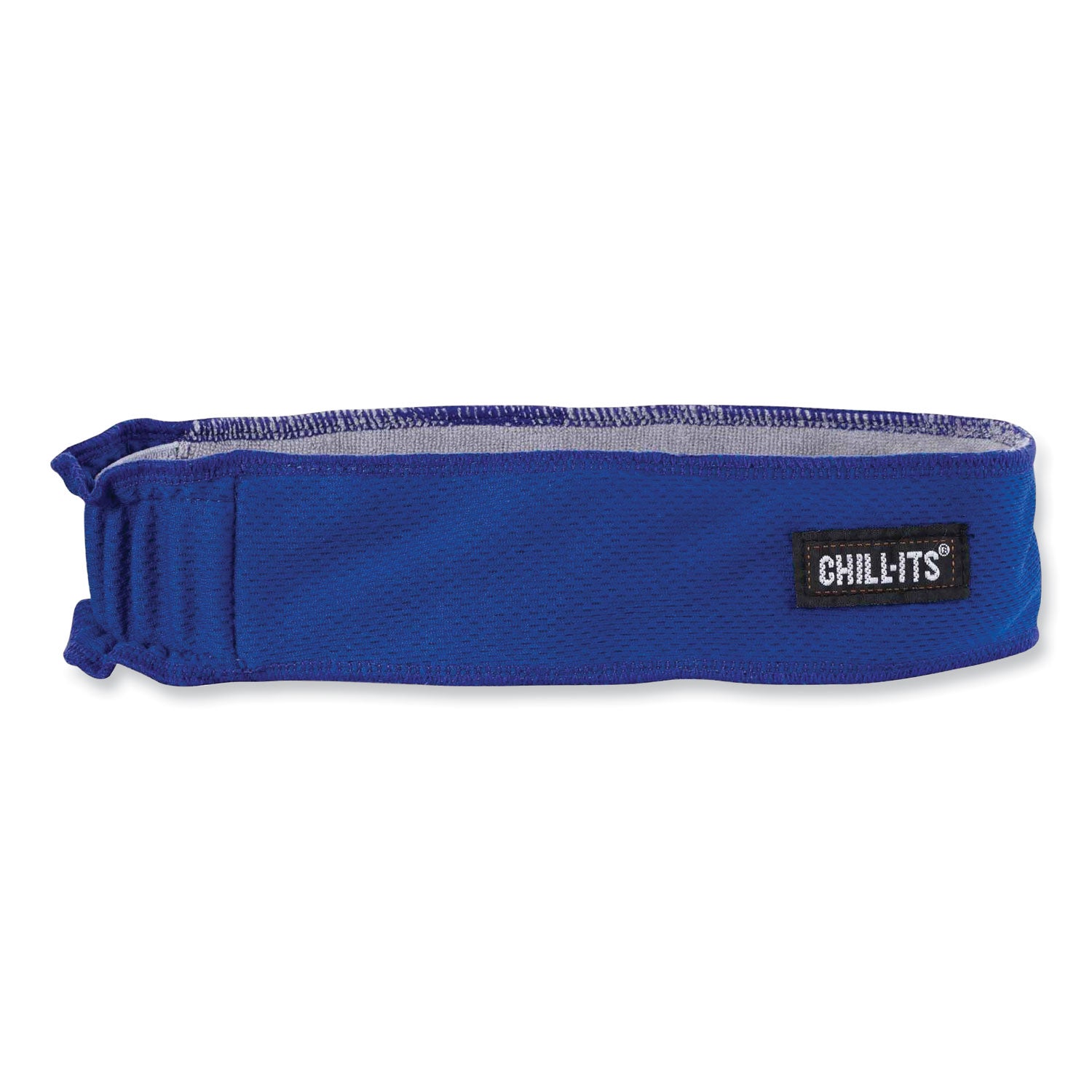 Ergodyne 6605 High-Performance Headband - 2" Height x 0.3" Width x 20" Length - Blue - Cloth, Elastic - 6 / Carton