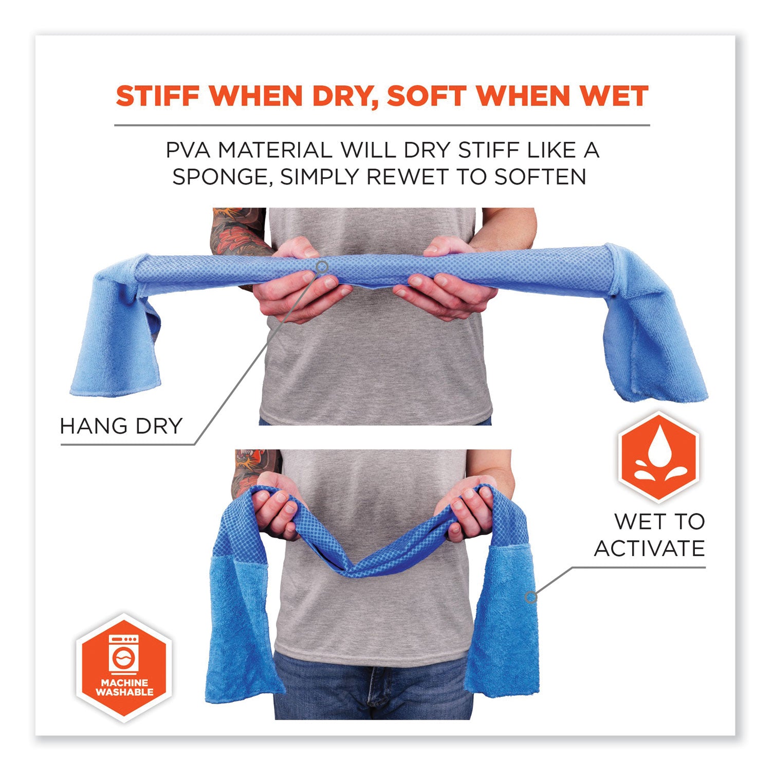 Blue - Polyvinyl Alcohol (PVA), MicroFiber - 1 Each