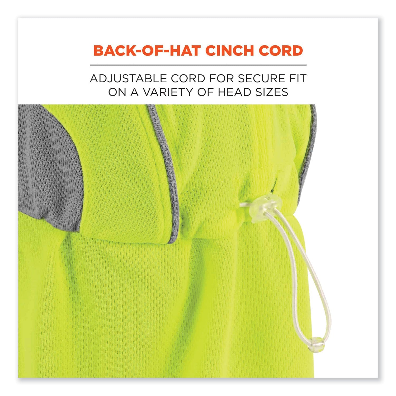 Ergodyne 6650 High-Performance Hat with Neck Shade - Lime
