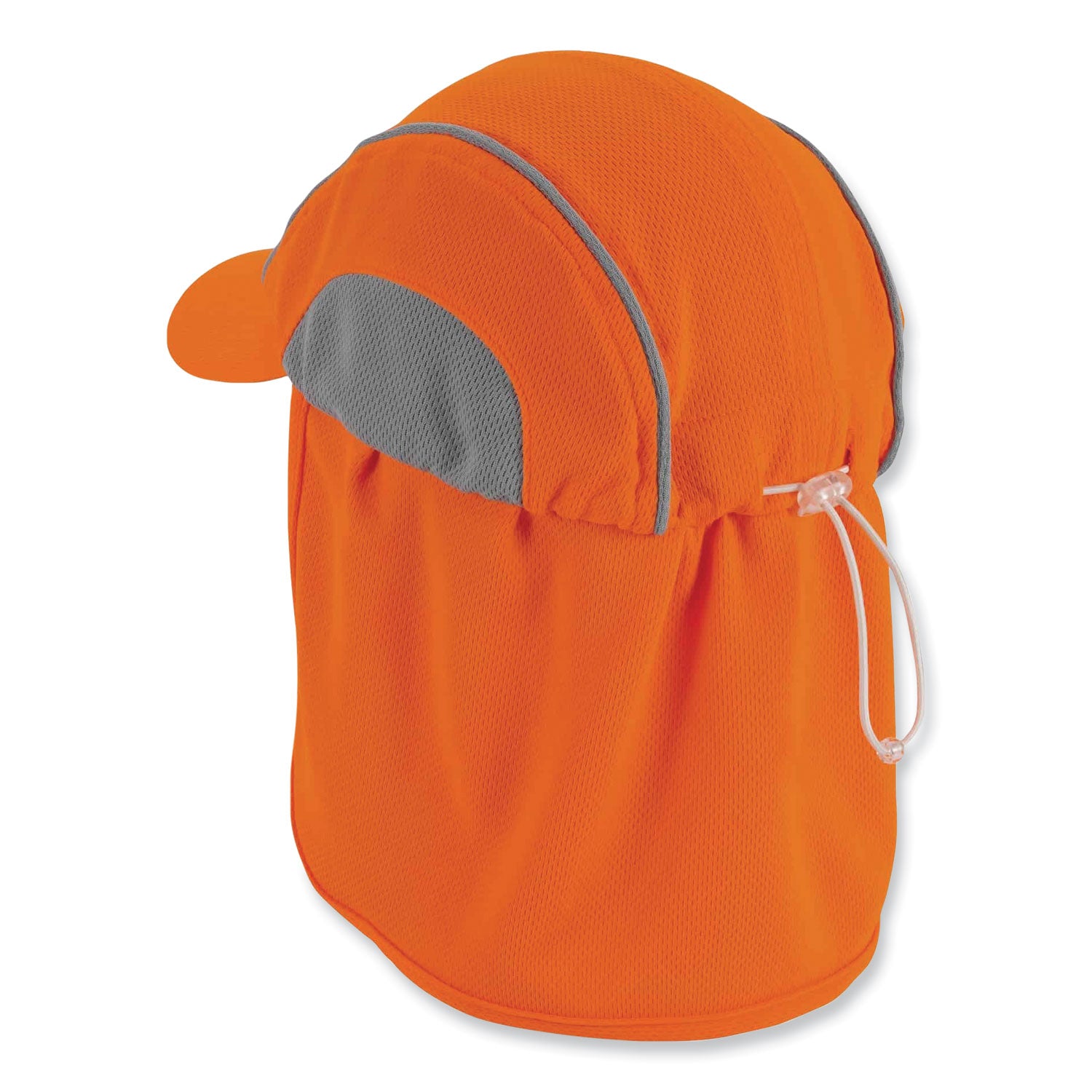 Ergodyne 6650 High-Performance Hat with Neck Shade - Orange