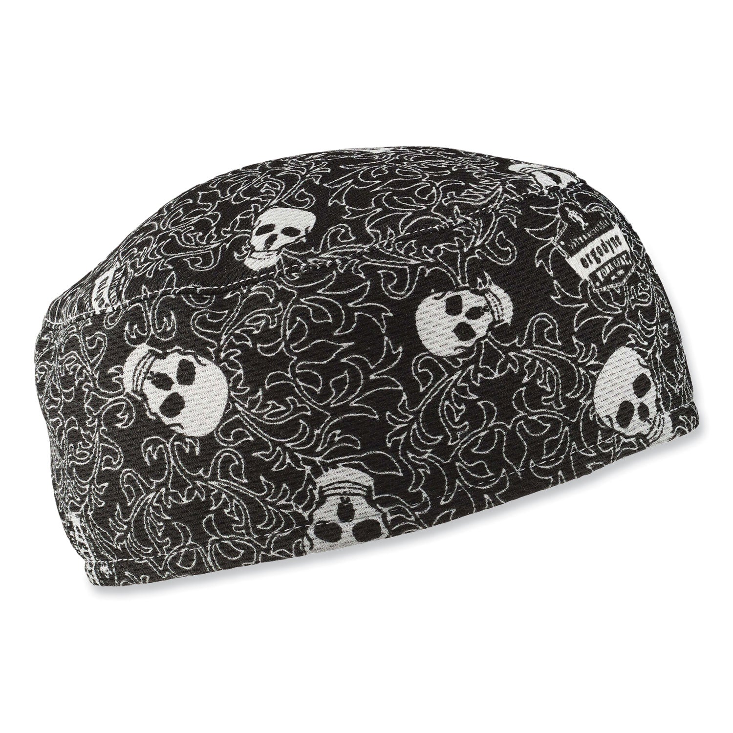 Ergodyne 6630 Skull Cap, Terry Cloth, Fabric and Elastic, Moisture Absorbent, Stretchable, Comfortable, Machine Washable, 6 per Carton