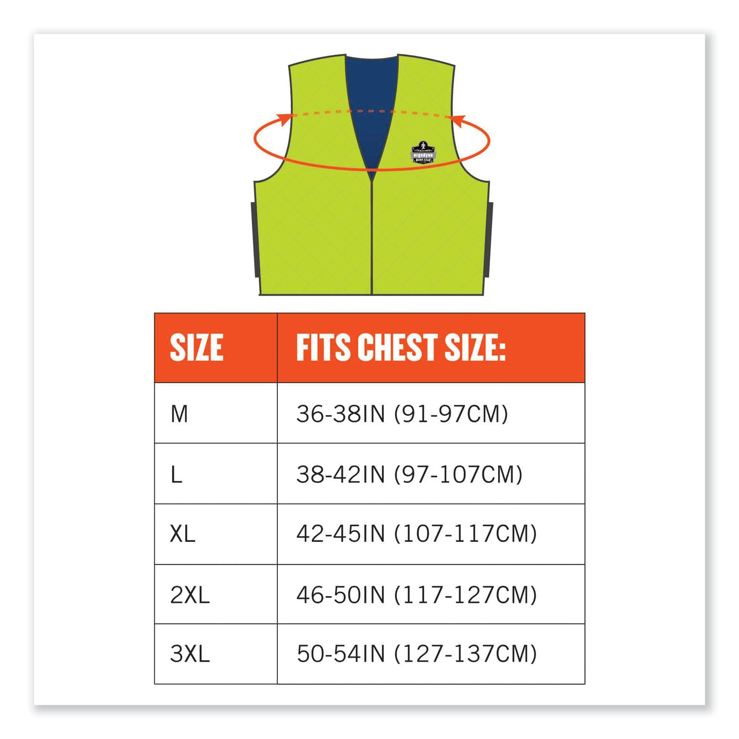 Ergodyne 6665 Evaporative Cooling Vest - 3-Xtra Large - Polyester, Fabric, Nylon, Mesh - Lime, Black - Water Repellent, Pocket, Comfortable, Durable, Ventilation, Stretchable, Lightweight, Washable, Breathable, Evaporation Resistant - 1 Each