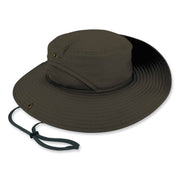 Ergodyne 8936 Lightweight Ranger Hat, Small/Medium, Polyester, Olive, 1 Each