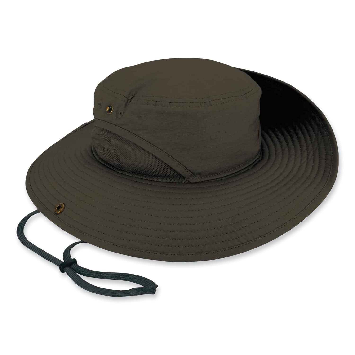 Ergodyne 8936 Lightweight Ranger Hat, Large/Extra Large, Olive, Polyester, 1 Each