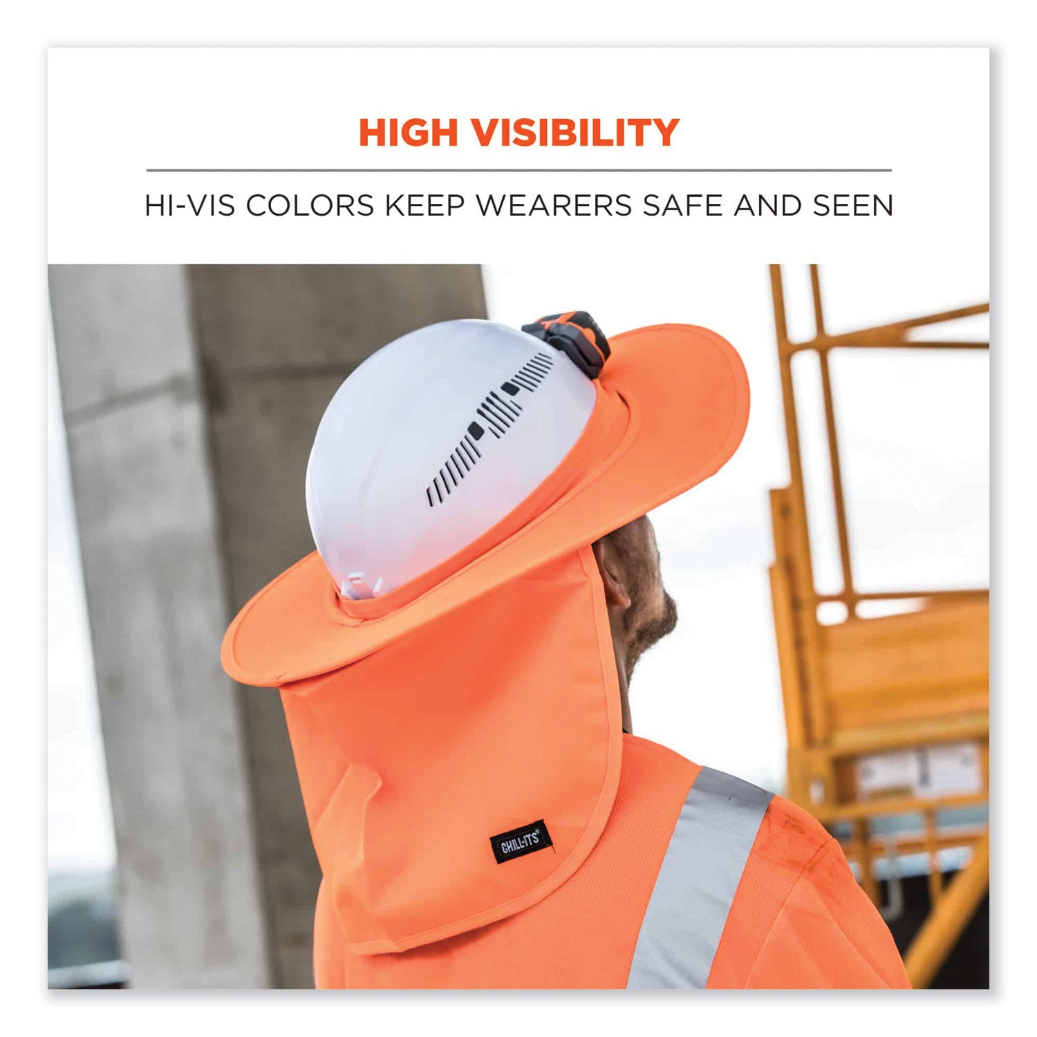0.4" Width x 14.1" Height x 16.8" Length - Orange - Elastic, Plastic, Polyester - 1 Each