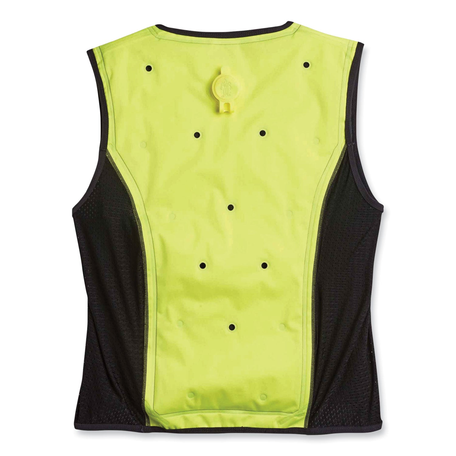 Ergodyne 6685 Premium Dry Evaporative Cooling Vest, Large, Zipper Closure, Lime, Machine Washable, Lightweight, Durable, Ventilated, Antimicrobial, High Visibility, Stretchable, Snug Fit, 1 Each