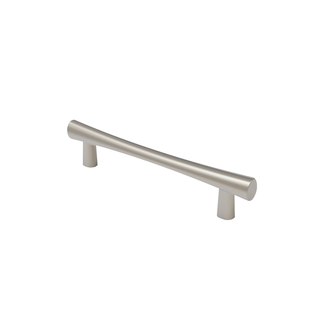 OfficeSource Laminate Mid-Century Drawer Pull - Silver