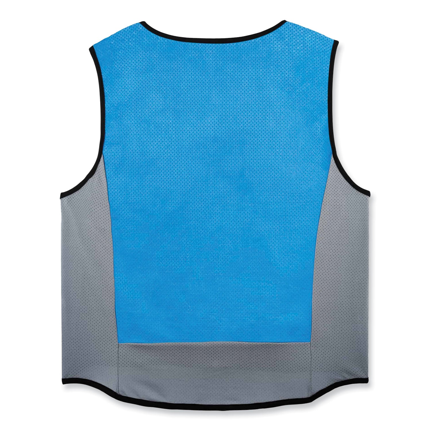Ergodyne 6667 Wet Evaporative Cooling Vest, PVA Material, 2-Xtra Large, Zipper Closure, Blue, Machine Washable, Breathable, Lightweight, Heat Resistant, 1 Each