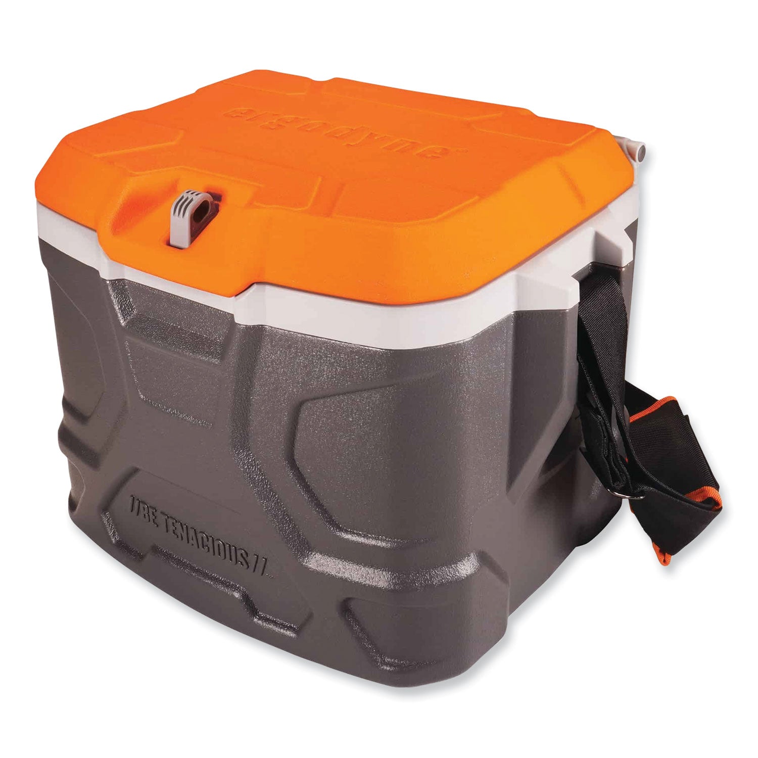 4.25 gal - 18 Can Support - Orange, Gray - Fabric