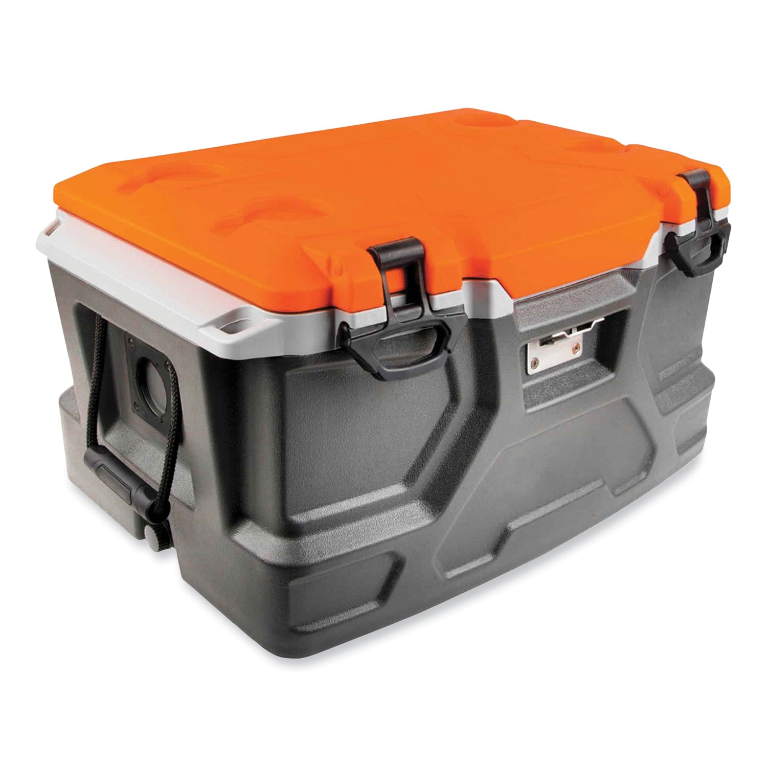 12 gal - 72 Can Support - 40 Bottle Support - Orange, Gray - Stainless Steel, Plastic, Rubber, Nylon