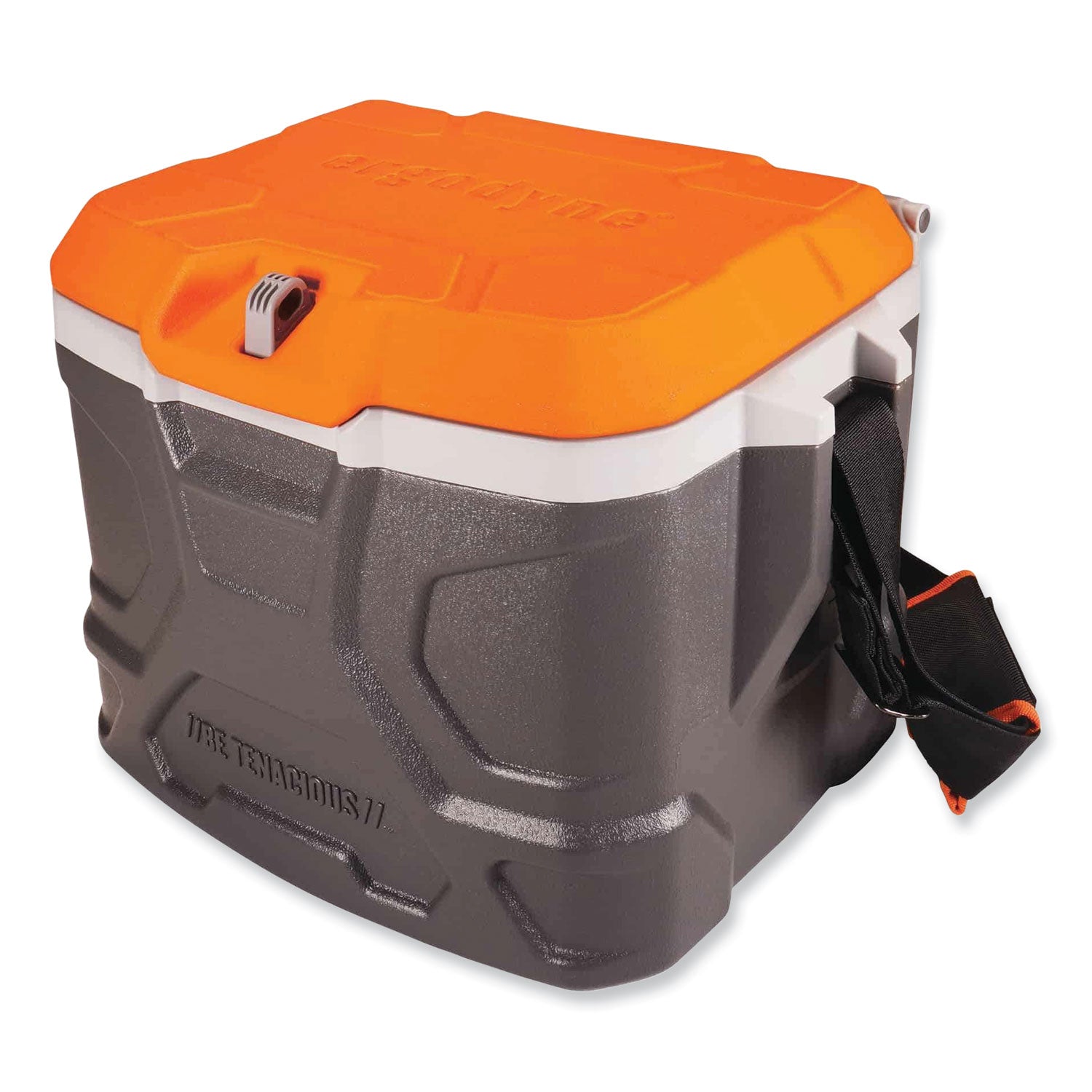 4.25 gal - 18 Can Support - Orange, Gray - Fabric
