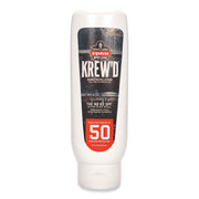 Ergodyne 6351 SPF 50 Sunscreen Lotion, 8 fl oz, Non-fragrance, Water & Sweat Resistant, Lightweight, Non-greasy, Absorbs Quickly, Paraben-free, Phthalates-free, Hypoallergenic, Fragrance-free, 1 Each