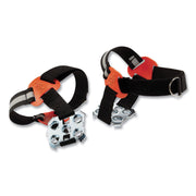 Ergodyne Trex 6315 Strap-On Heel Ice Cleats, Black, Rubber and Steel, Medium/Large, 2 per Pair