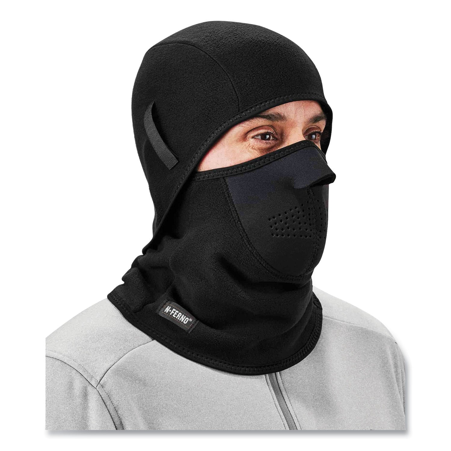 Neoprene, Fleece - Black