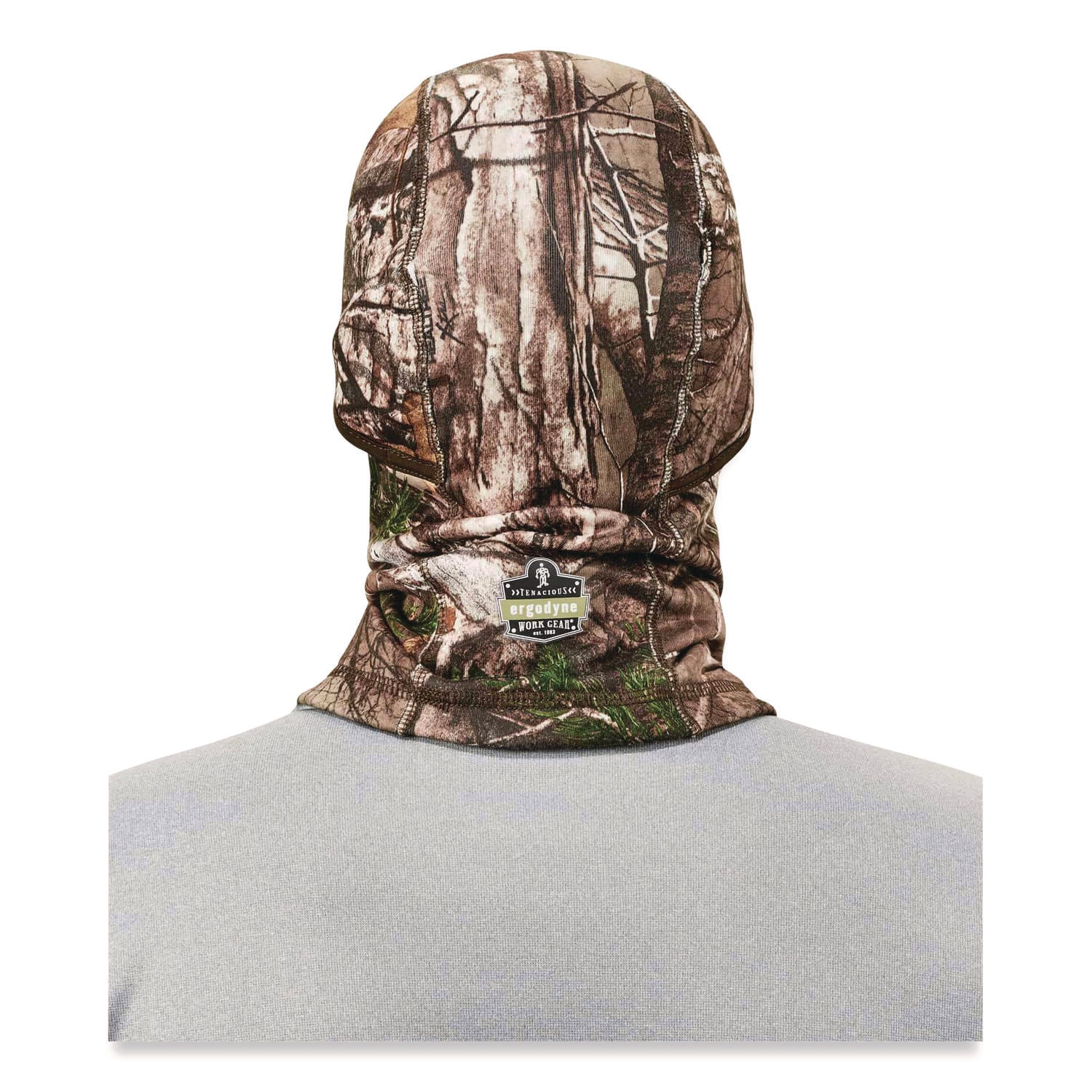 Ergodyne N-Ferno 6823 Balaclava Face Mask - Wind-Proof, Hinged Design - Fabric, Fleece - Realtree Xtra