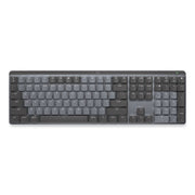 Wireless Connectivity - Bluetooth - 33 ft - USB Interface - Windows 10, Windows 11, macOS 10.15, iOS 14, iPadOS 14, Linux, ChromeOS, Android 8.0 - PC, Mac - Mechanical Keyswitch - Proprietary Battery Size Battery Size Supported - Graphite