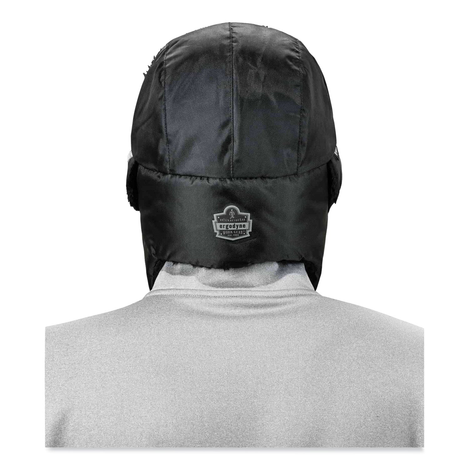 Ergodyne 6802 Classic Trapper Hat, Extra Small (XS), Black, 1 Each